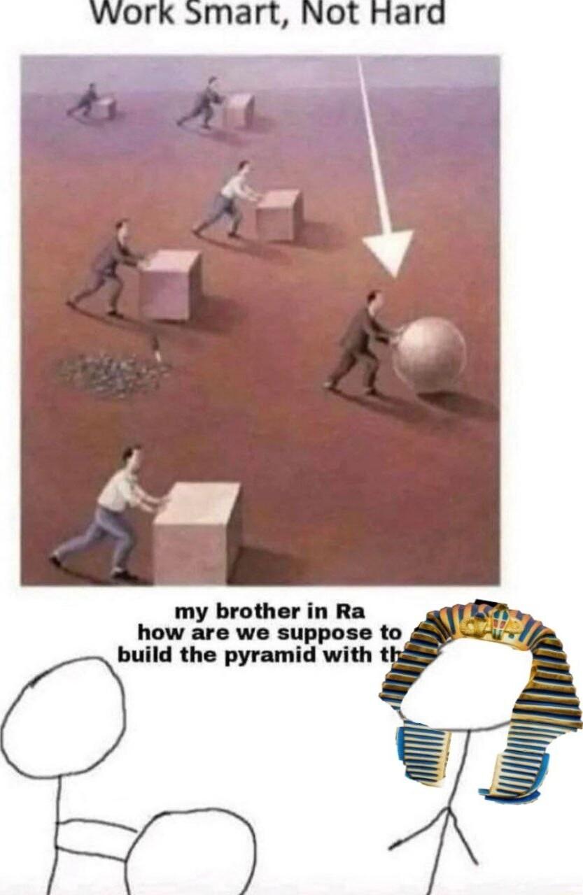 my brother in Ra how are we suppose to build the pyramid with th