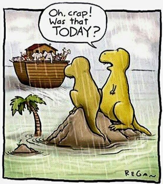 Oh, crap! Was that TODAY?