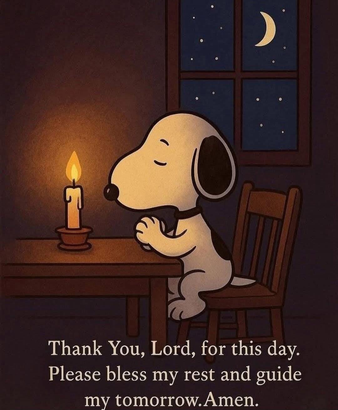 Thank You, Lord, for this day. Please bless my rest and guide my tomorrow. Amen.