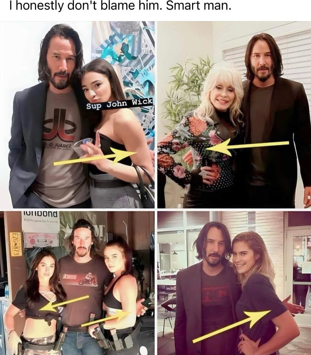 Ihonestly dont blame him Smart man