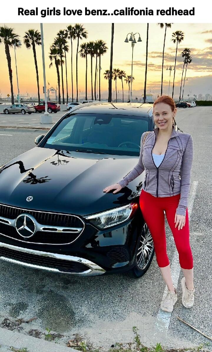 Real girls love benz..california redhead
