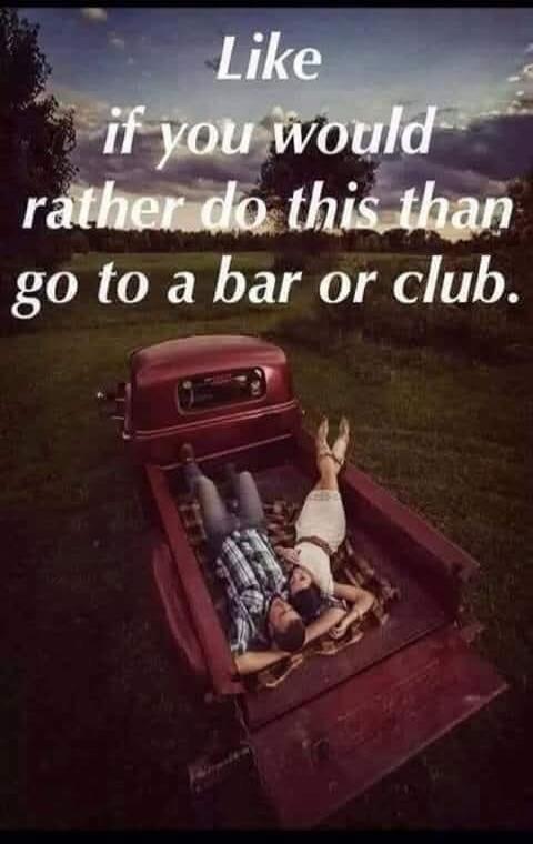 Like if you would rather do this than go to a bar or club.