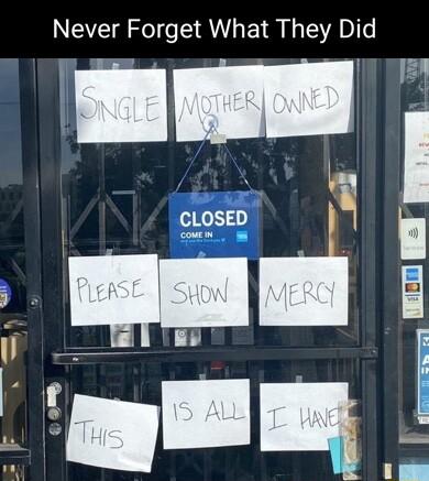 Never Forget What They Did