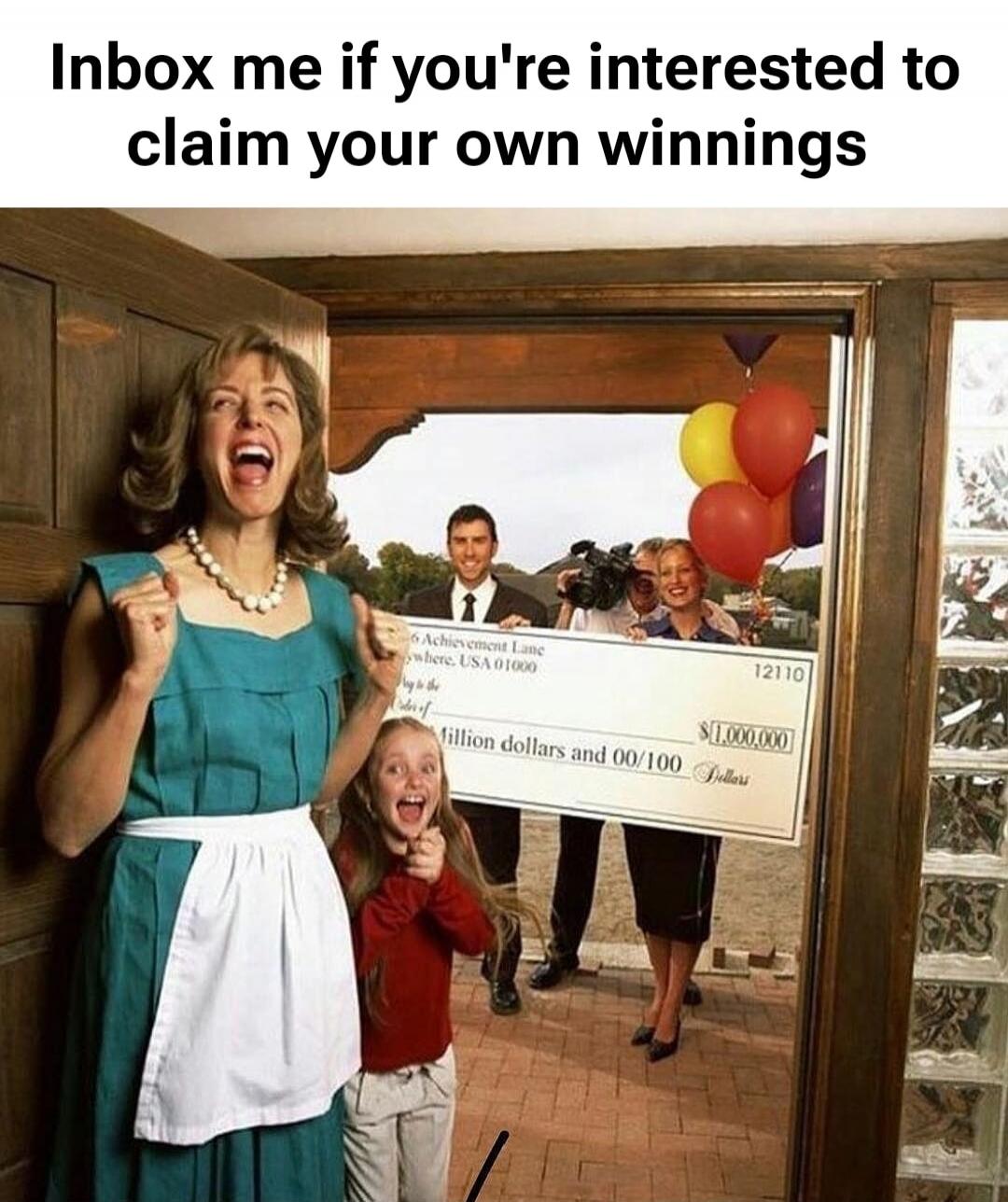 Inbox me if you're interested to claim your own winnings