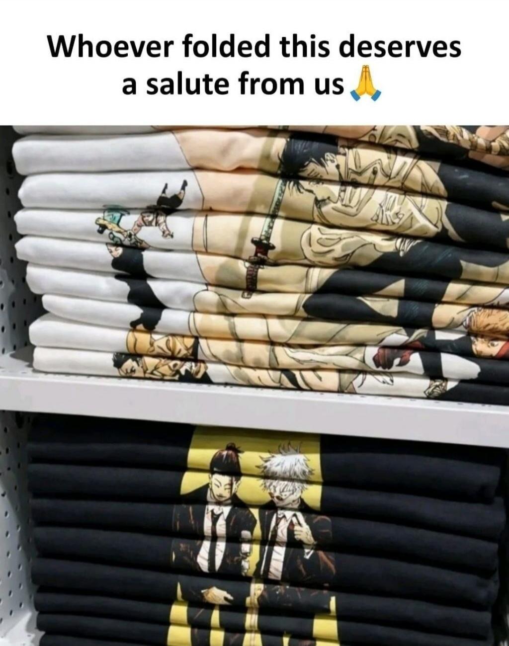Whoever folded this deserves a salute from us 🙏
