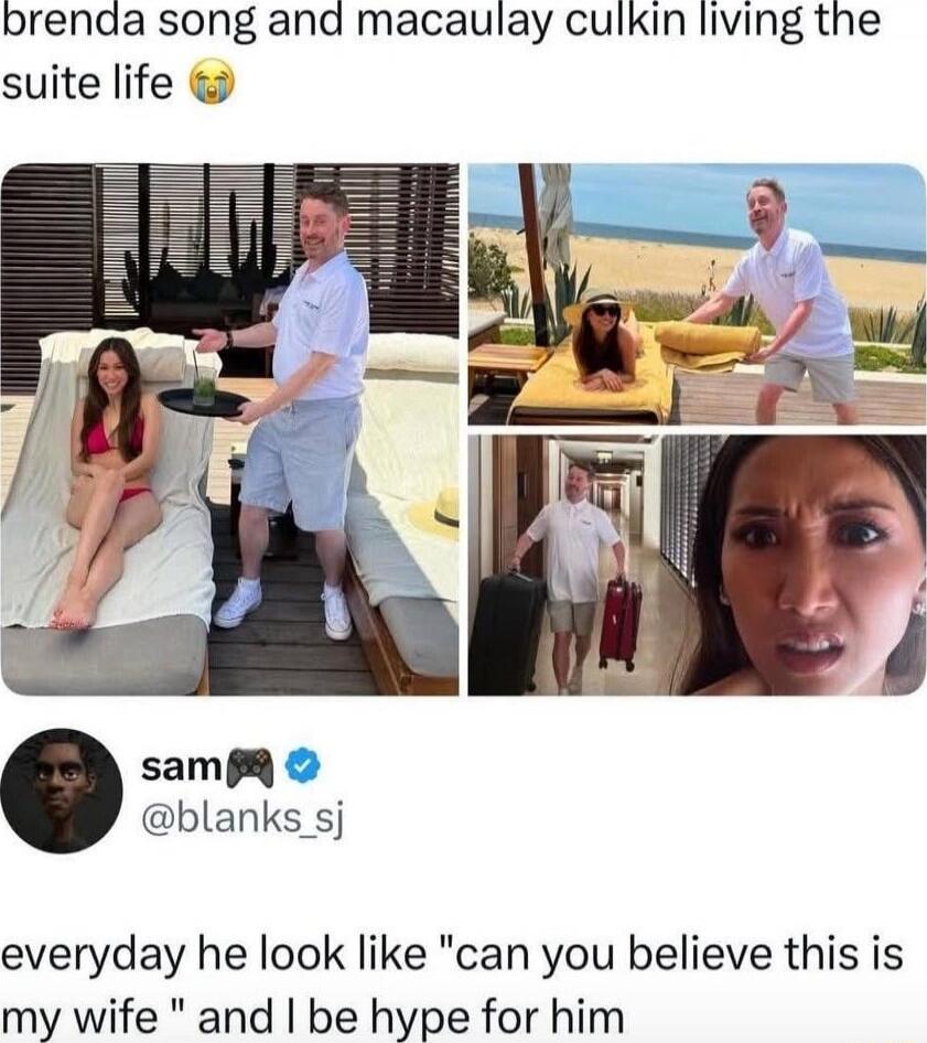 brenda song and macaulay culkin living the suite life 😭
everyday he look like 