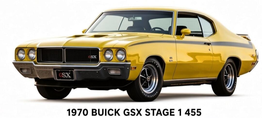 1970 BUICK GSX STAGE 1 455. GSX.