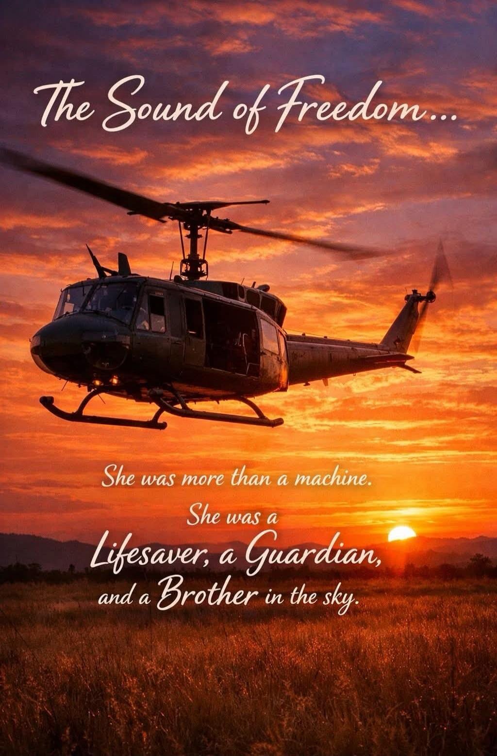 The Sound of Freedom... She was more than a machine. She was a Lifesaver, a Guardian, and a Brother in the sky.