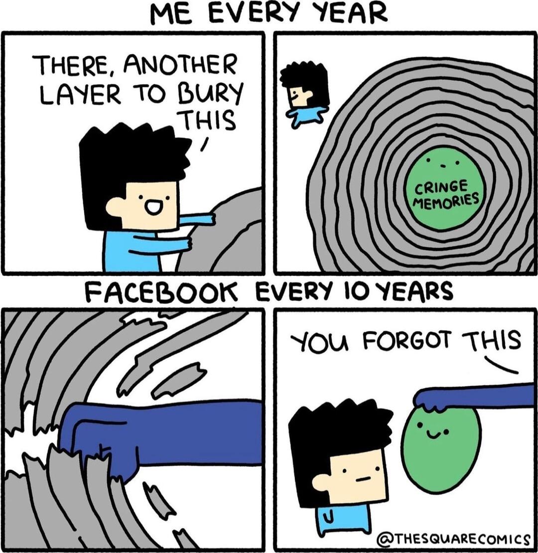 ME EVERY YEAR THERE ANOTHER LAYER TO BURY THIS THESGUARECOMICS