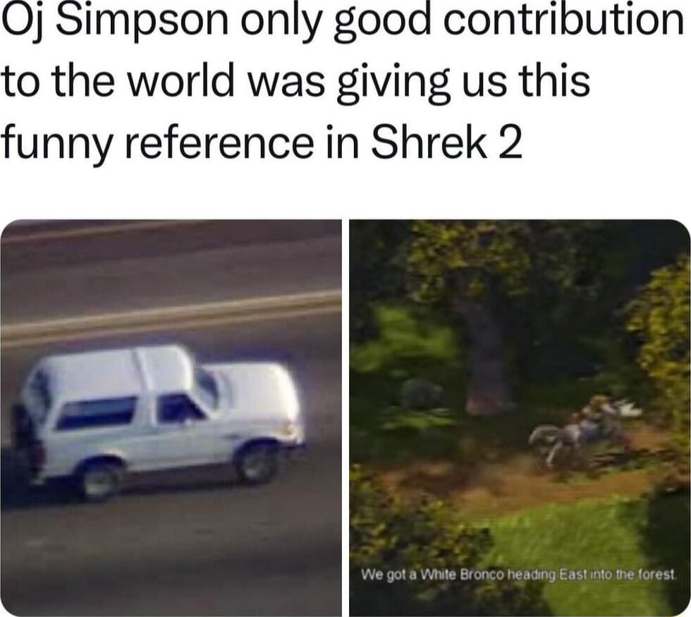 Simpson only good contribution o the world was giving us this unny reference in Shrek 2