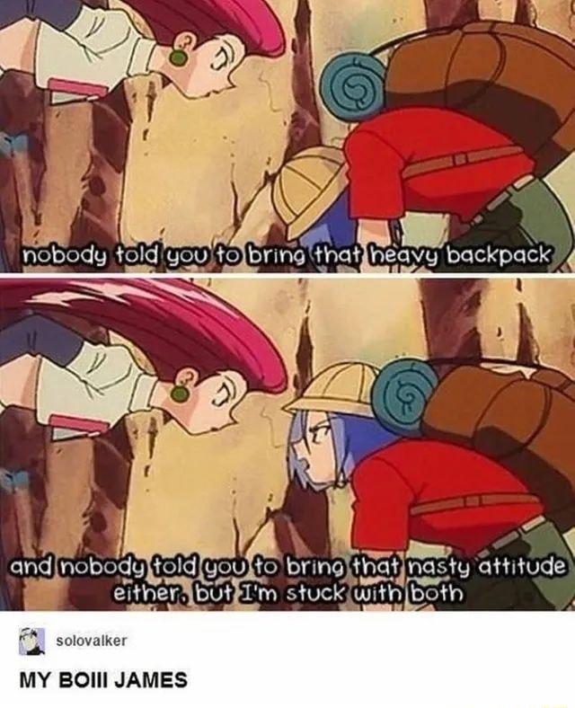 Nasty attitode MY BOIll JAMES solovalker