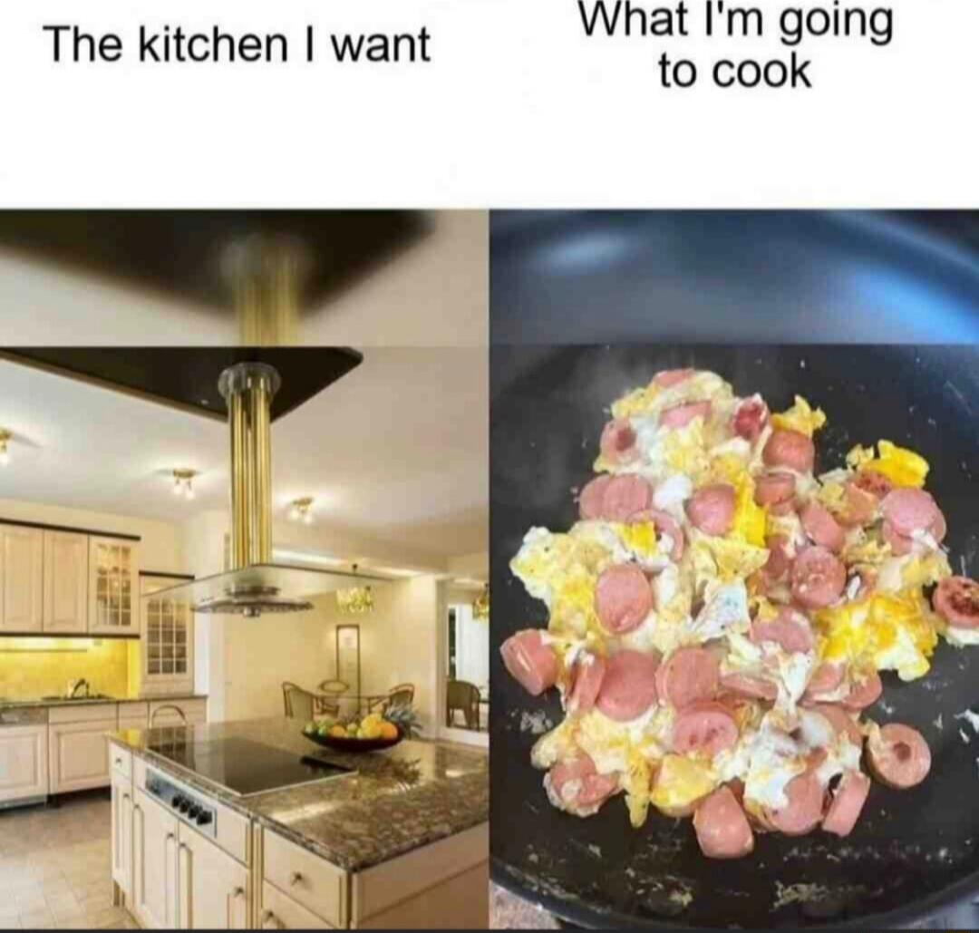The kitchen I want\nWhat I'm going to cook