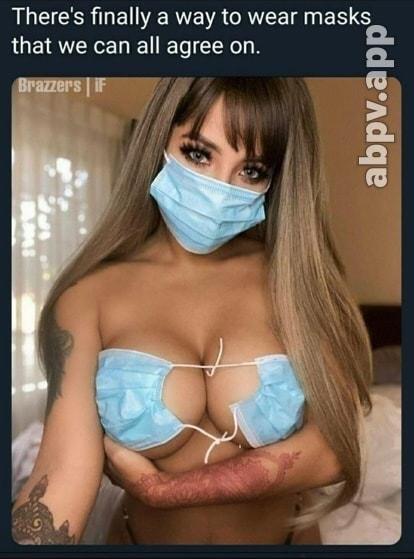 Theres finally a way to wear masksnl that we can all agree on Brazzers IF