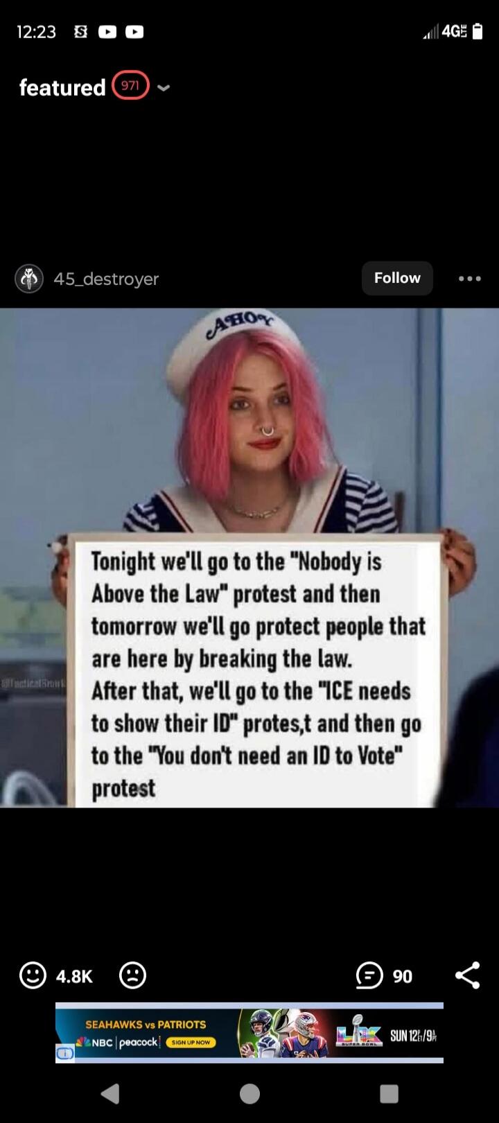 Tonight we'll go to the 