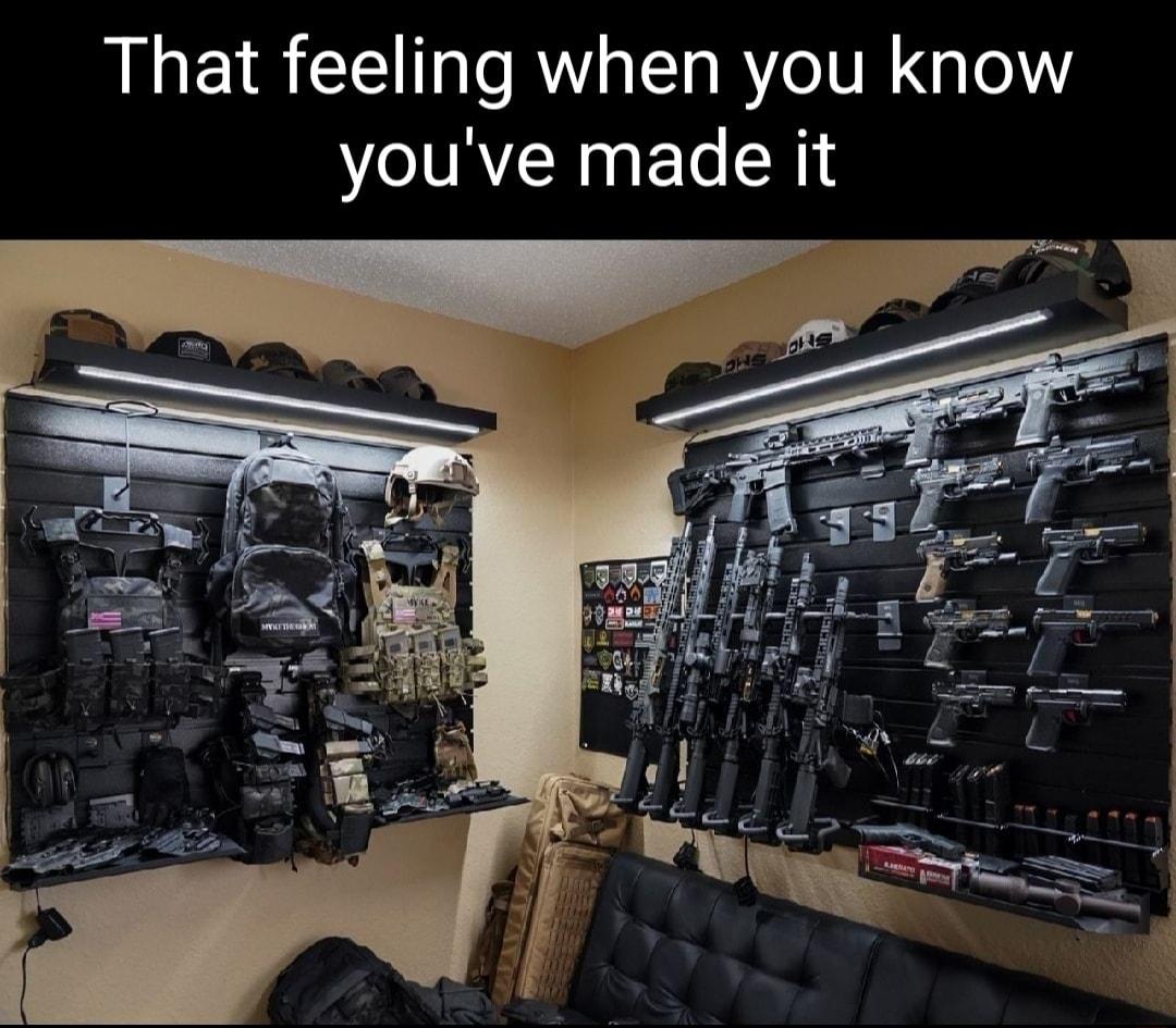 That feeling when you know youve made it