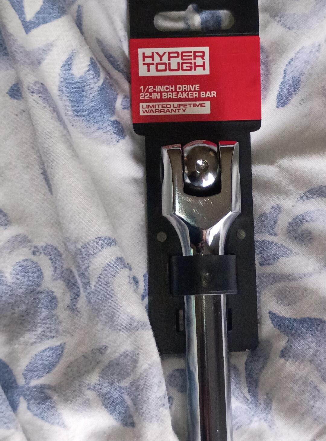 HYPER TOUGH 1/2-INCH DRIVE 22-IN BREAKER BAR LIMITED LIFETIME WARRANTY