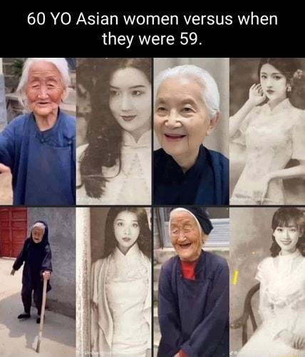 60 YO Asian women versus when QUSRI RN