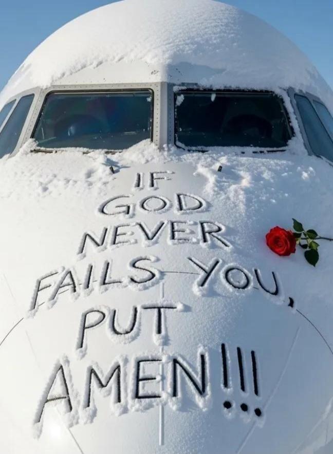 IF GOD NEVER FAILS YOU, PUT AMEN!!!