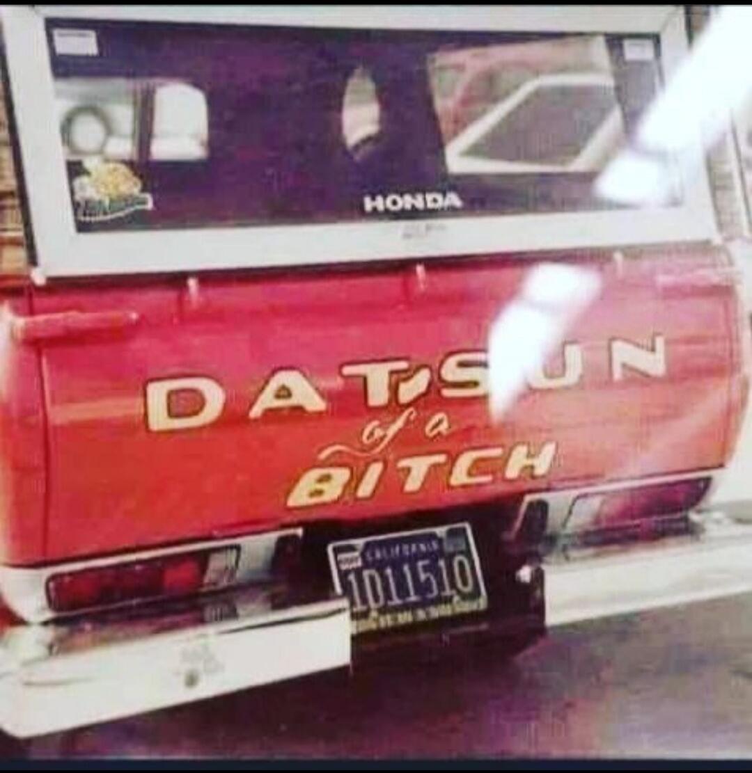 HONDA DATSUN of a BITCH CALIFORNIA 1D11510