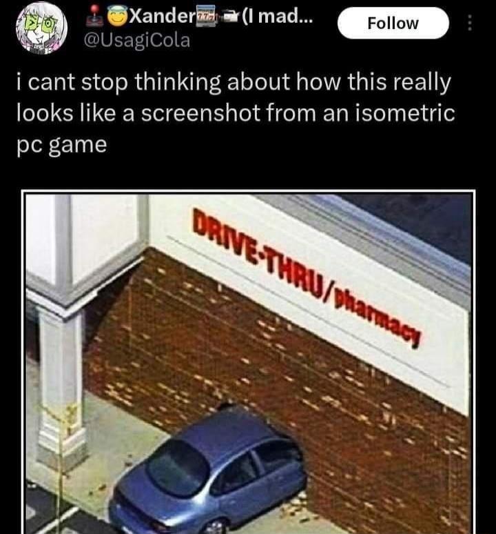 i cant stop thinking about how this really looks like a screenshot from an isometric pc game