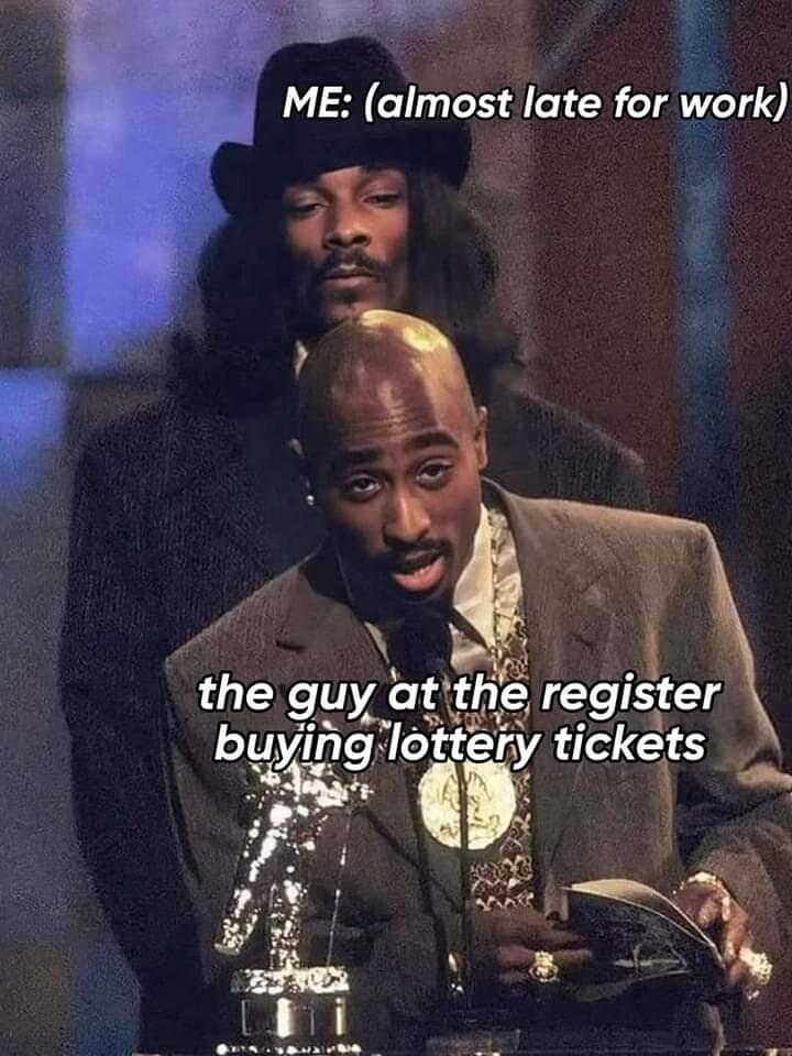 ME almost late for work g register y tickets Q