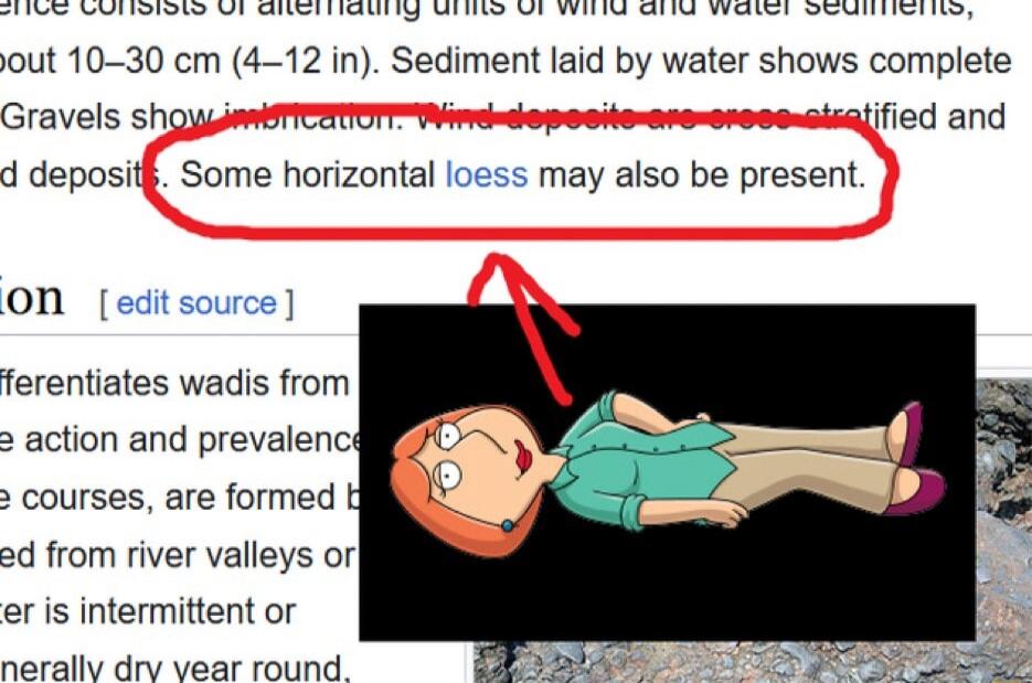 T NS U S out 10 30 cm 4 12 in Sediment laid by water shows complete Gravels ShoumsTERTOTTWind doposie arsmorsessaliqfificd and d depositf Some horizontal loess may also be present 0N edit source ferentiates wadis from action and prevalenc courses are formed H od from river valleys o er s intermittent or narally drv vear round