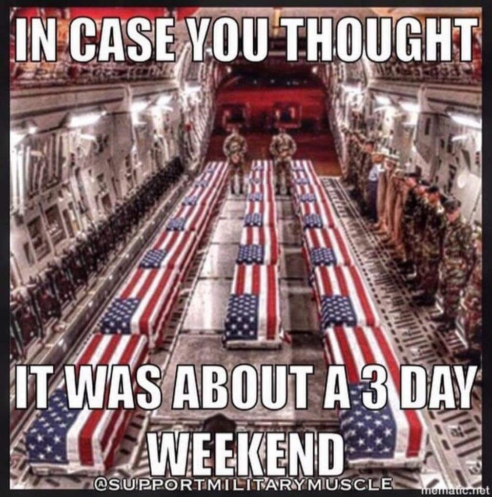 IN CASE YOU THOUGHT IT WAS ABOUT A 3 DAY WEEKEND