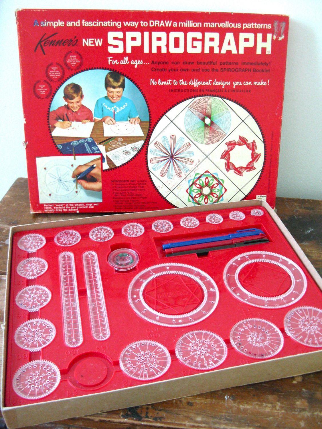 Anyone can draw beautiful patterns immediately Create your own and use the SPIROGRAPH Booklet