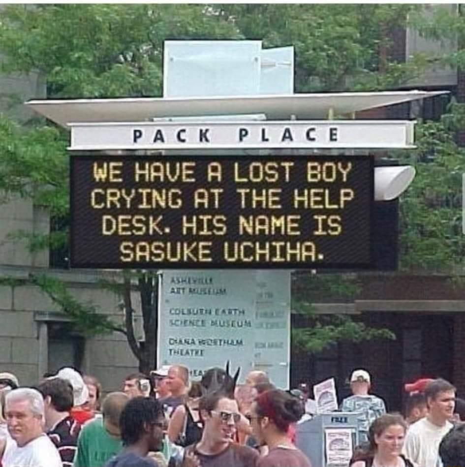 N HAVE LGC CRYING AT THE HELP HIS NAME IS KE UCHIHR