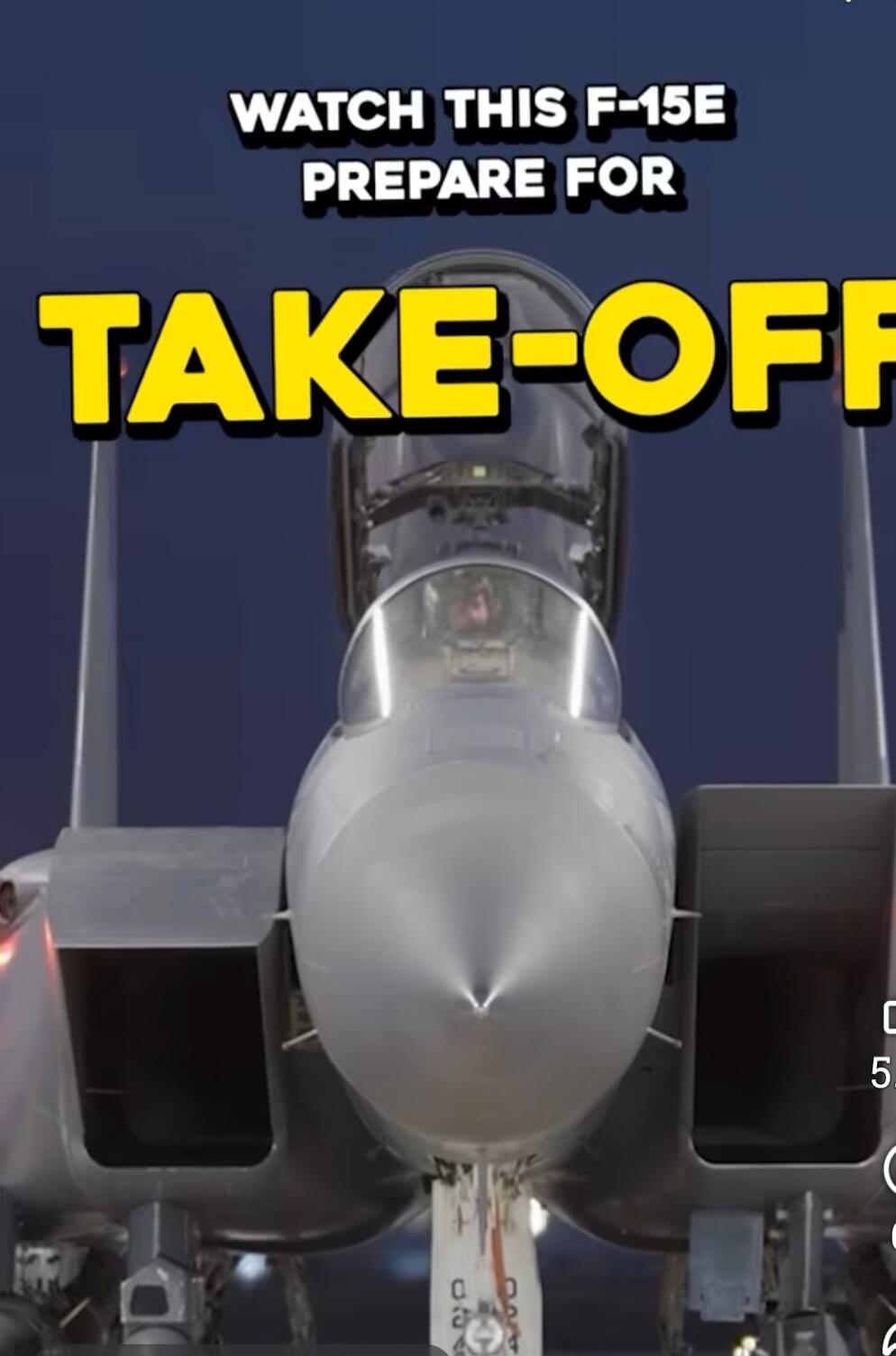 WATCH THIS F-15E PREPARE FOR TAKE-OFF