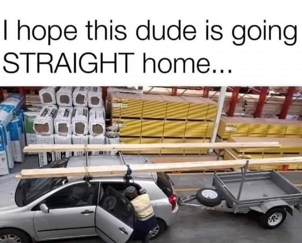 hope this dude is going STRAIGHT home