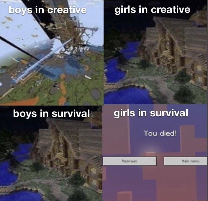 girls in creative boys in survival girls in survival RACUR