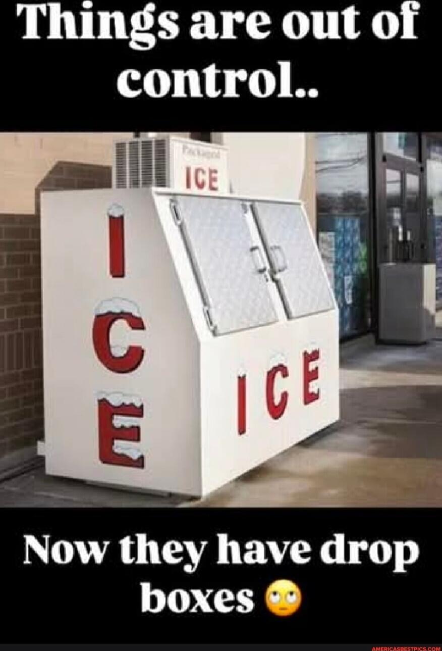 Things are out of control.. Now they have drop boxes
