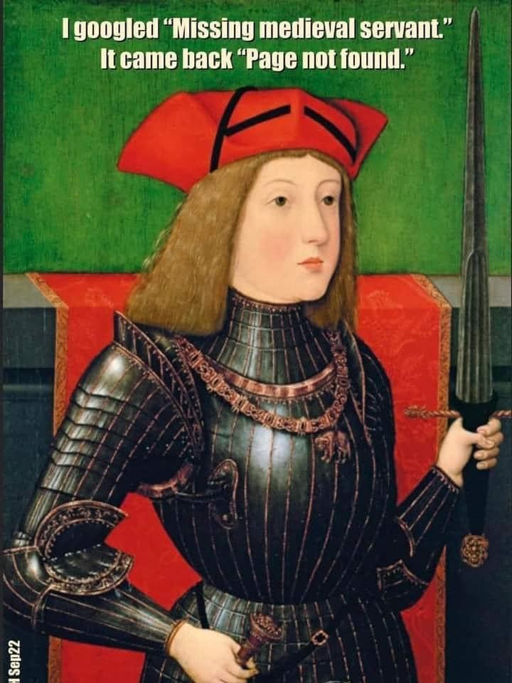 1googled Missing medieval servant Itcame back Page not found