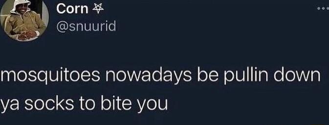p Corn EG VTV gTe mosquitoes nowadays be pullin down YZzKsolel CRIoN oI CRYo
