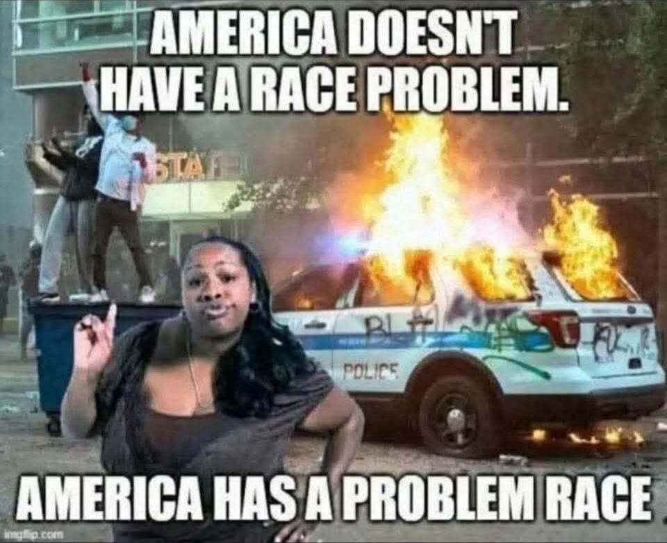 AMERICA DOESN'T HAVE A RACE PROBLEM. AMERICA HAS A PROBLEM RACE