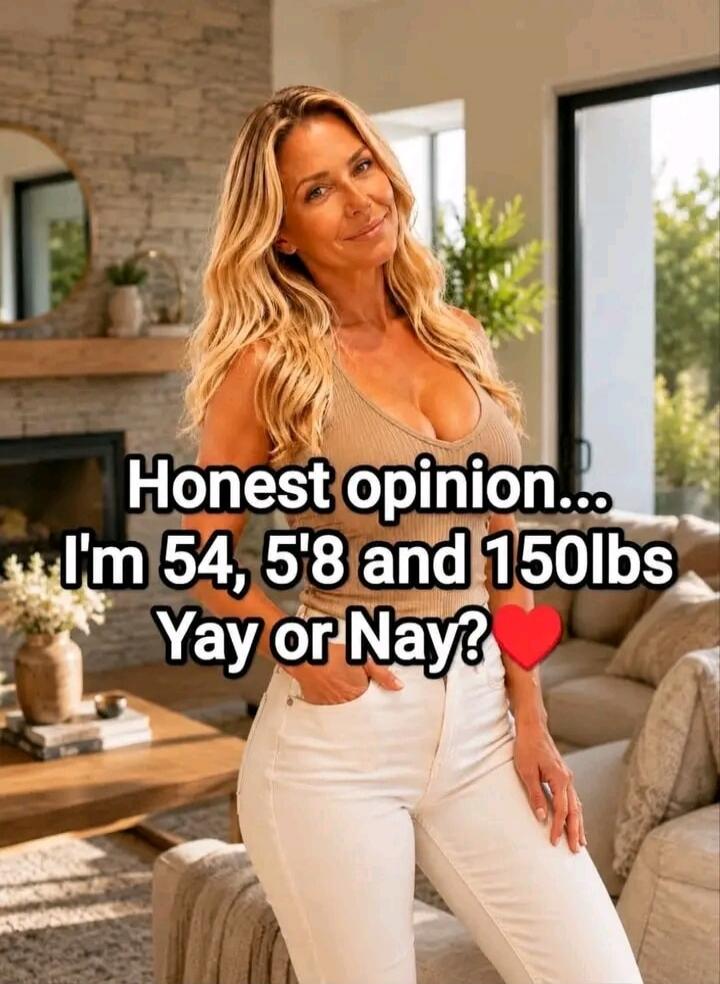 Honest opinion... I'm 54, 5'8 and 150lbs Yay or Nay?