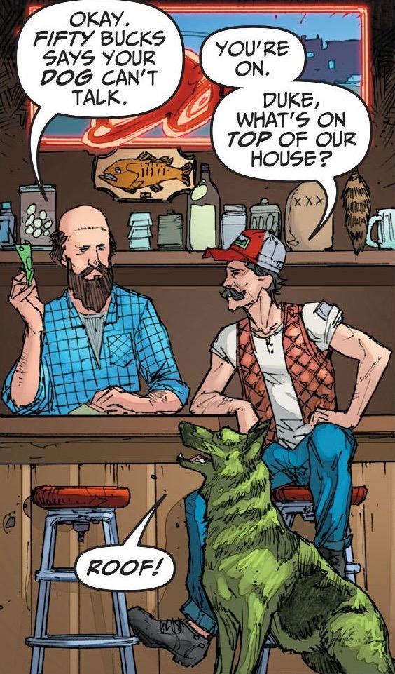 OKAY FIFTY BUCKS SAYS YOUR DOG CANT WHATS ON TOP OF OUR