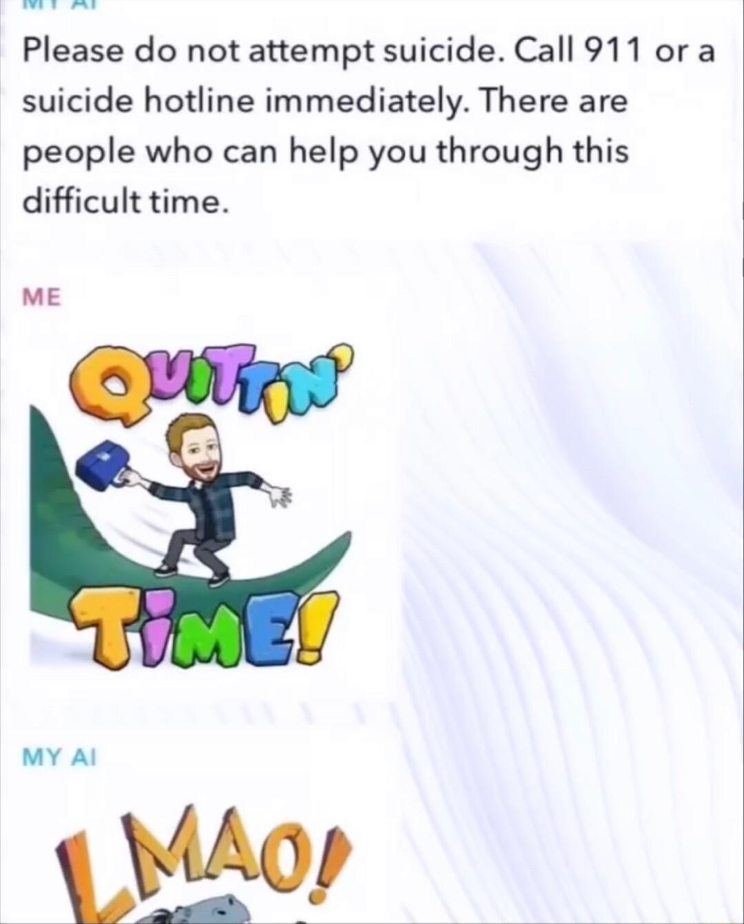 Please do not attempt suicide Call 911 or a suicide hotline immediately There are people who can help you through this difficult time MY Al