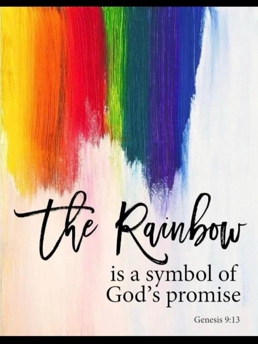 the Rainbow is a symbol of God's promise Genesis 9:13