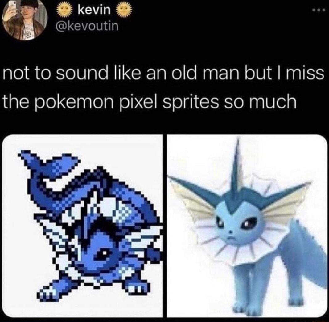 I keyin alel R e R e Vale NI YETaWolle Nop ETa N oIl A NS the pokemon pixel sprites so much