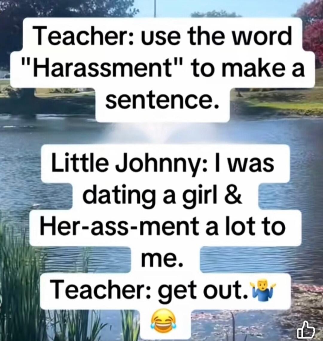 Teacher: use the word 