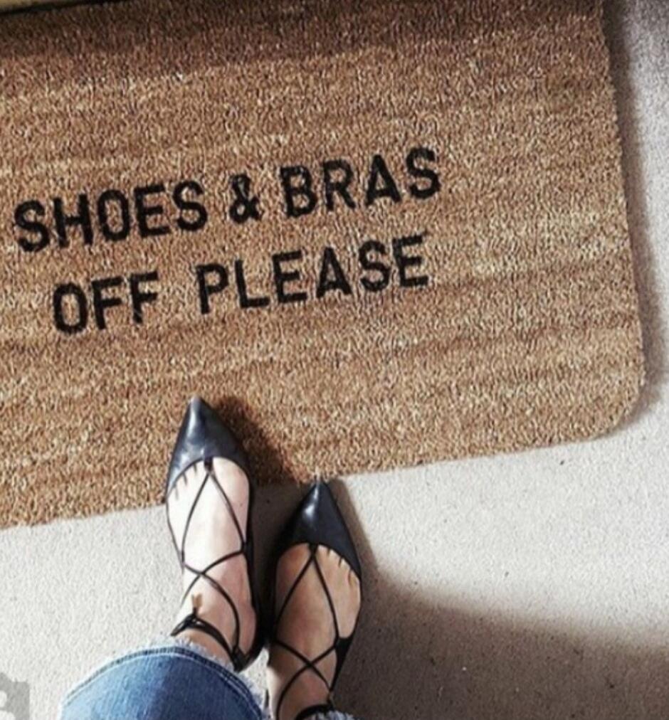 SHOES & BRAS OFF PLEASE