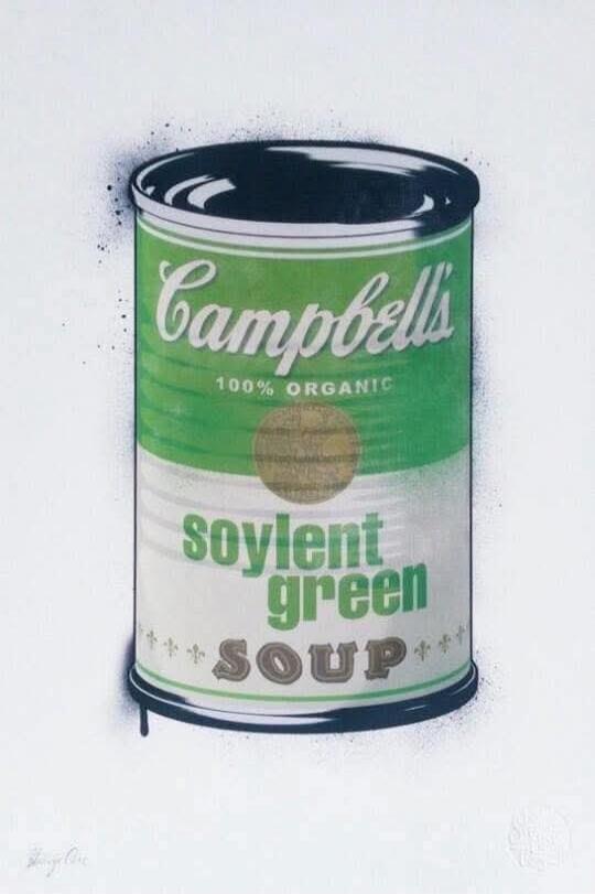 Campbell's 100% ORGANIC soylent green SOUP