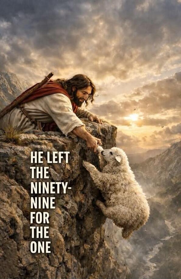 HE LEFT THE NINETY-NINE FOR THE ONE