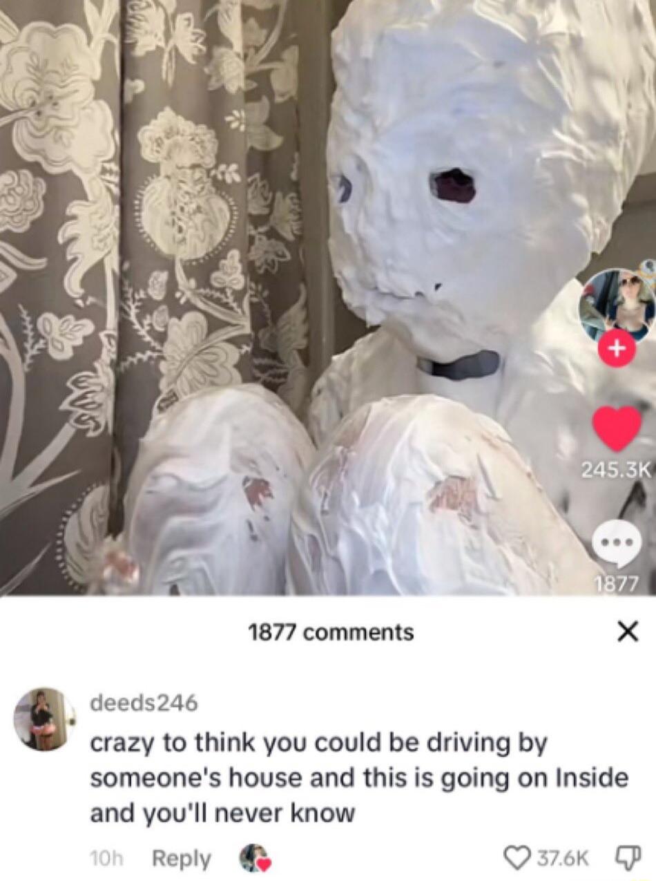 1877 comments X deeds246 crazy to think you could be driving by someones house and this is going on Inside and youll never know Reply Qsrek P