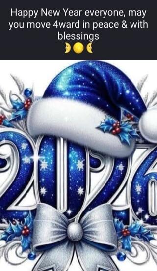Happy New Year everyone, may you move 4ward in peace & with blessings 🌙🌕🌙
