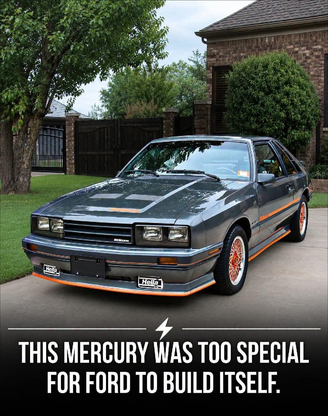 THIS MERCURY WAS TOO SPECIAL FOR FORD TO BUILD ITSELF.