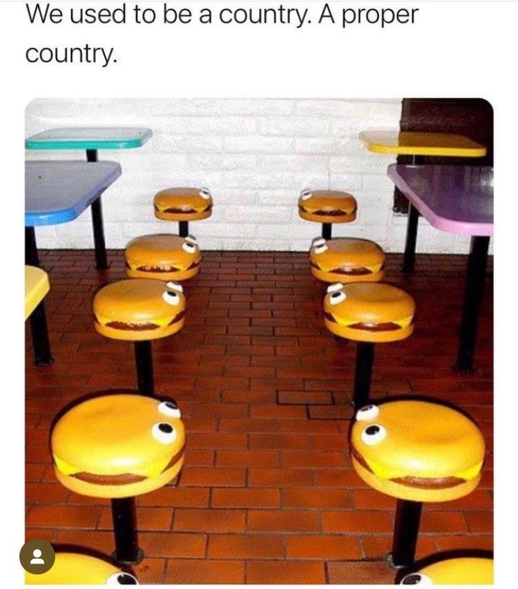 We used to be a country A proper country