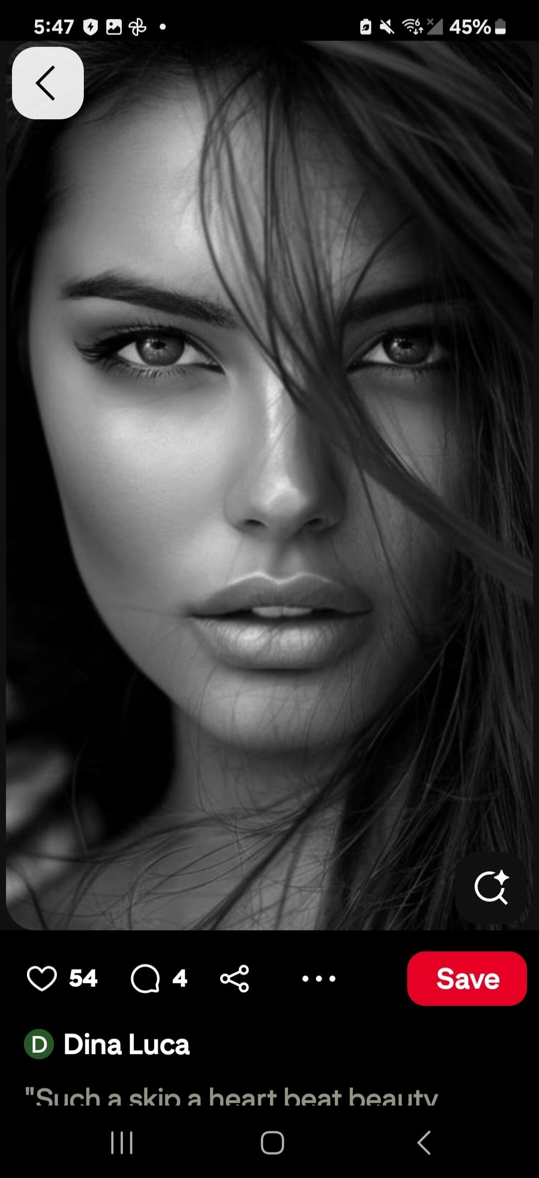 Dina Luca Such a skin a heart beat beauty